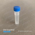 Cryotube in plastica 2 ml di dimensioni